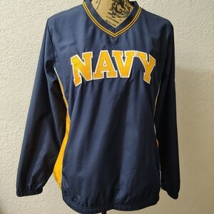 Champion Yellow and Navy Heritage Pullover
